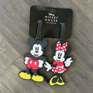 Minnie and Mickey Mouse Luggage Tags